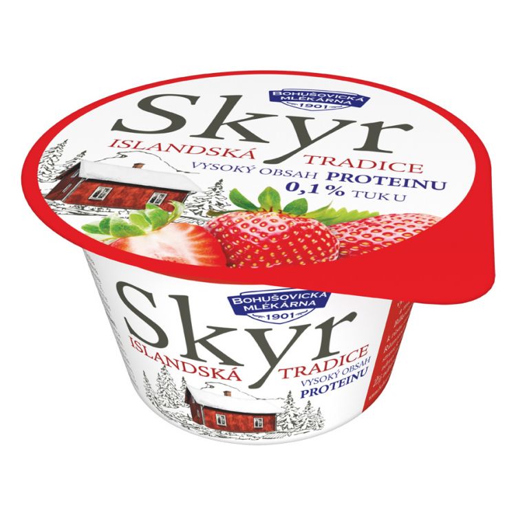 Bohušovický Skyr Jahoda 130 g