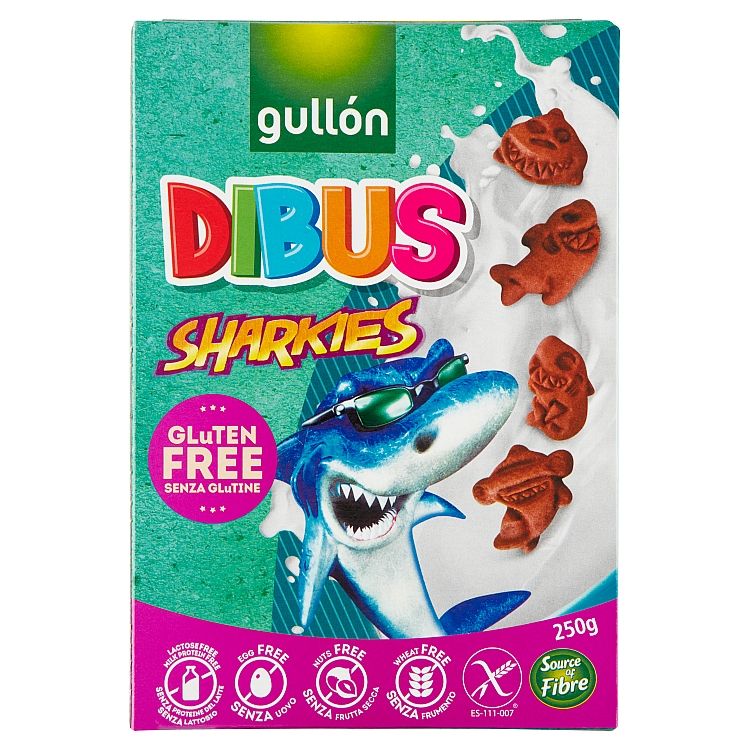 Gullón Sharkies bezlepkové sušienky 250 g - eDELIA.sk