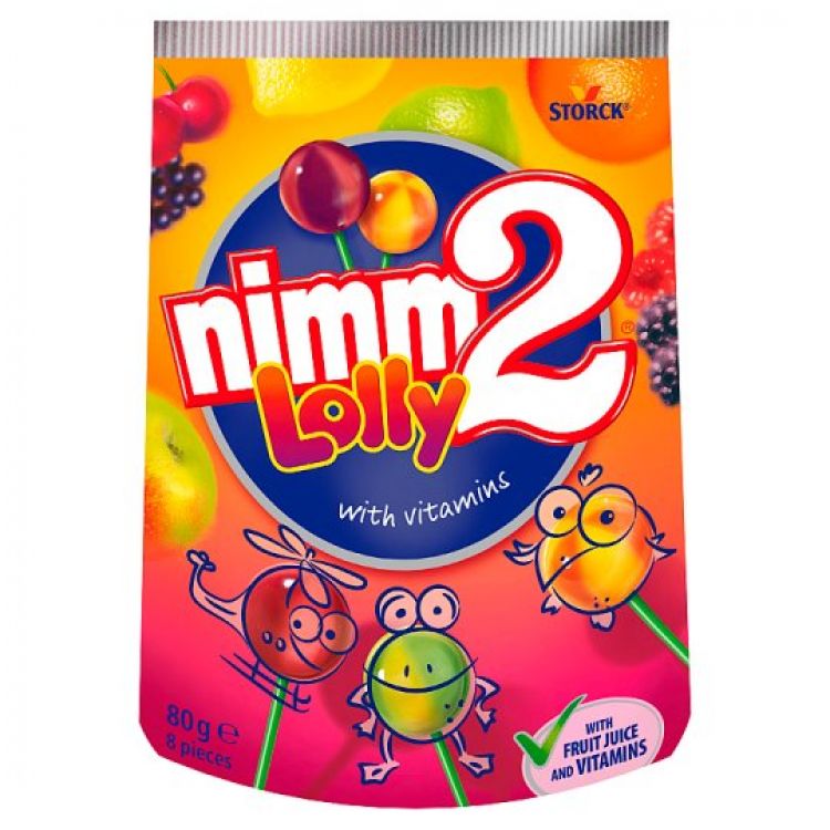 Nimm2 Lolly Ovocné lízátko s vitamíny 80 g