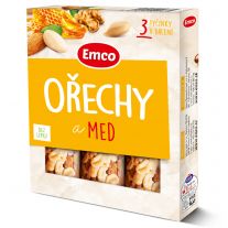 Emco  Tyčinka Orechy a med 3x 35g