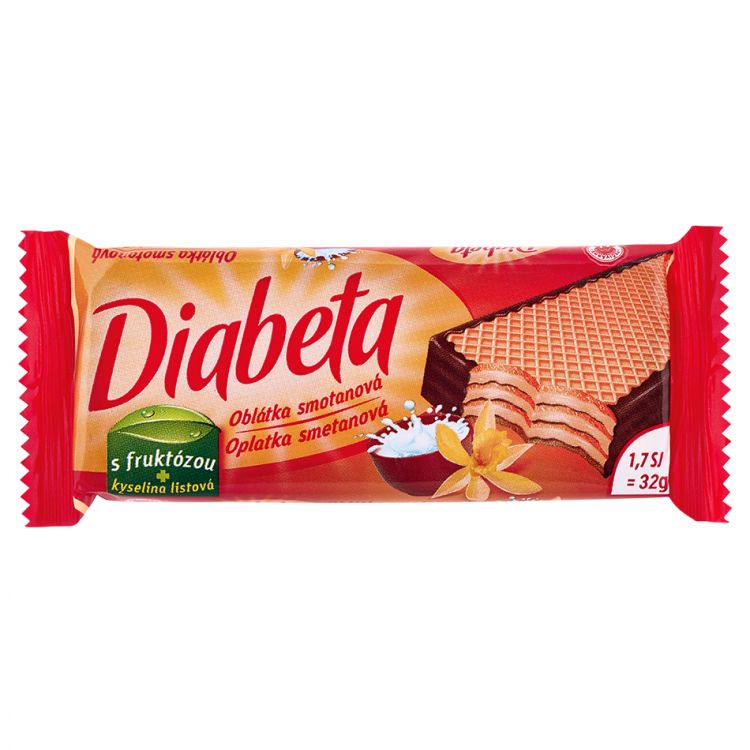 DIABETA Oblátka Smotanová 32 g