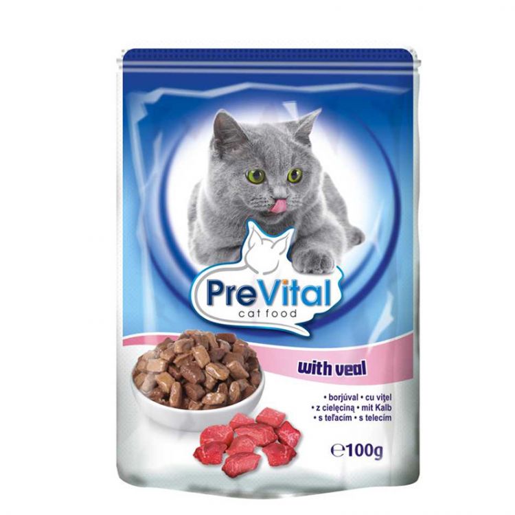PreVital Kapsicka Mačka tela v omáčke 100 g