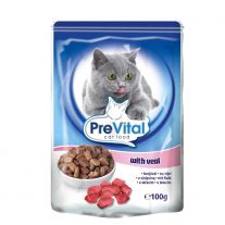 PreVital Kapsicka Mačka tela v omáčke 100 g