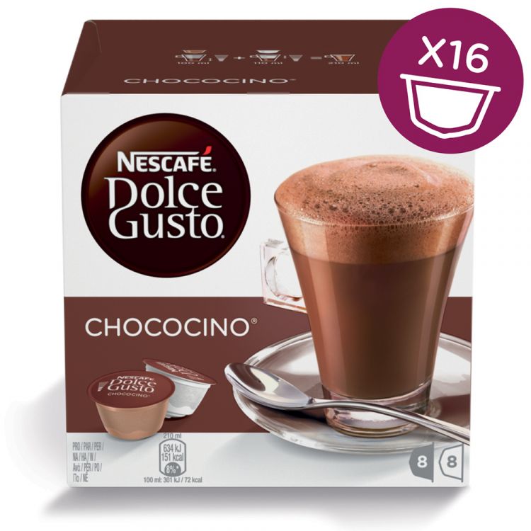 NESCAFÉ Dolce Gusto Chococino - čokoládový nápoj - 16 kapsúl v balení