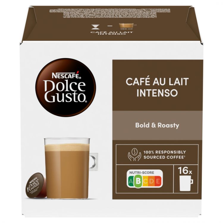 NESCAFÉ Dolce Gusto Café au Lait Intenso - kapsulová káva - 16 kapsúl v balení
