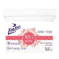 Linteo Vatové tyčinky sačik 160 ks 