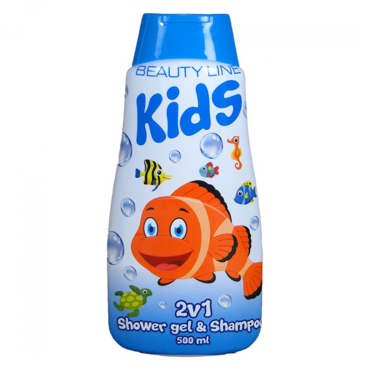 MeToo Detsky Sprchový gel +šampon 500 ml Happy Fish