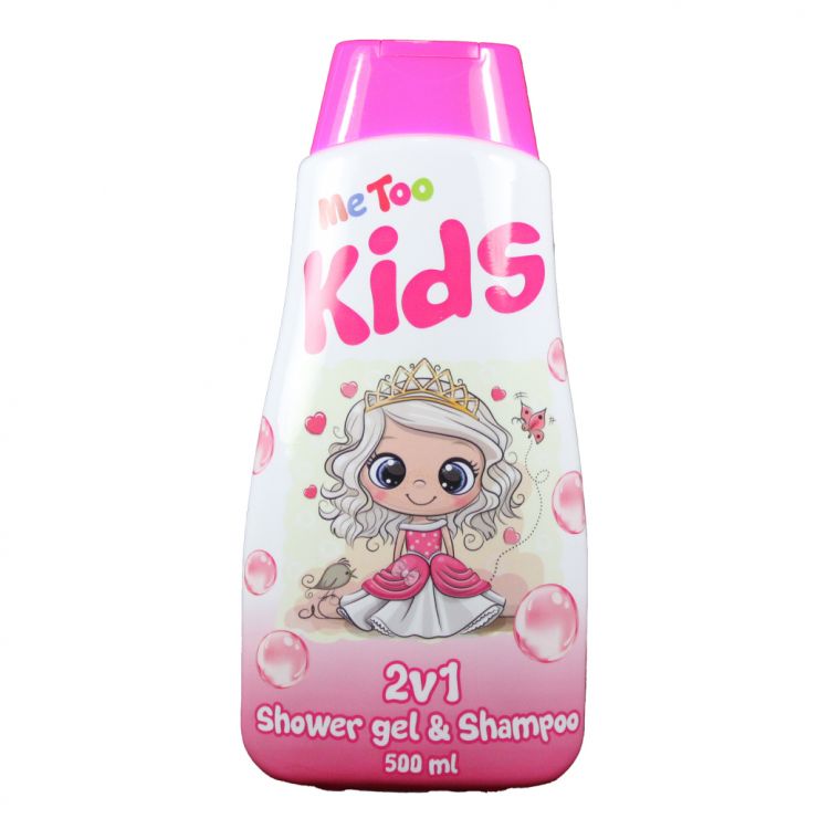 MeToo Detsky Sprchový gel +šampon 500 ml Princess