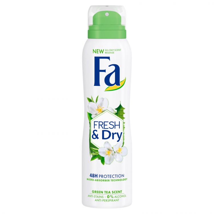 FA deo sprej 150 ml Fresh & Dry Green Tea