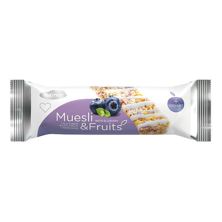 Muesli&Fruits müsli tyčinka s jogurtom čučoriedka 25g - eDELIA.sk