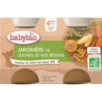 BABYBIO zeleninový príkrm zeleninová zmes 2x130 g