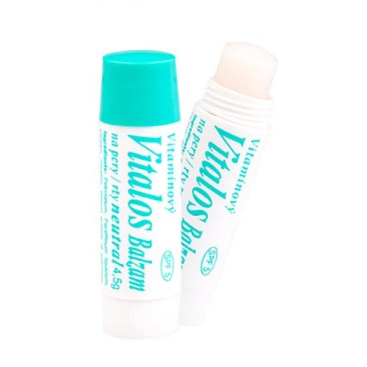 VITALOS Balzam na pery neutral SPF 5 vitamínový
