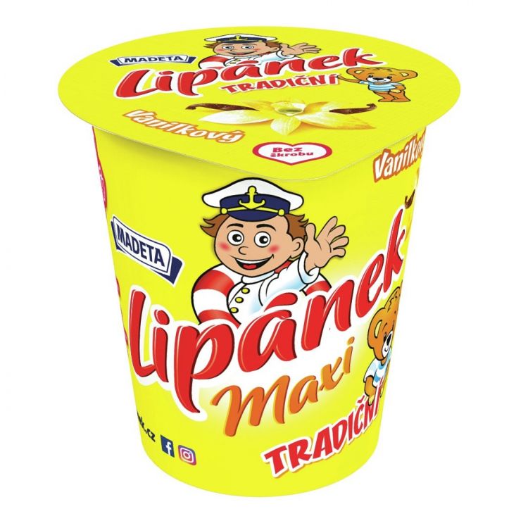 Madeta Lipánek Maxi Vanilkový krém 130 g