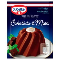 Dr. Oetker Premium Puding čokoláda a mäta 50g