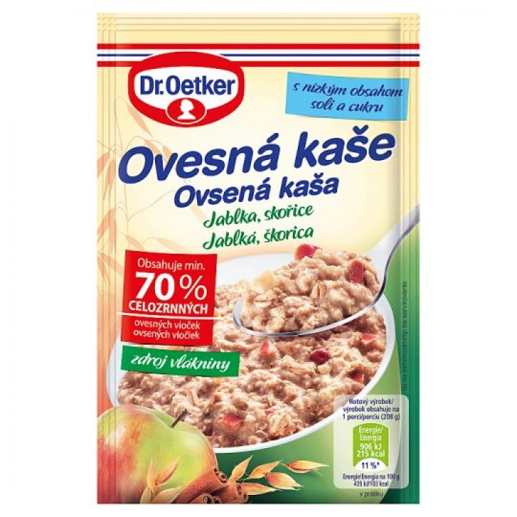 Dr. Oetker Ovsená kaša Jablko-škorica 58 g