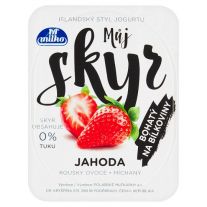 Milko Môj Skyr 0% tuku Jahoda 130 g