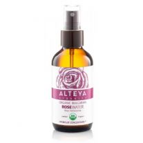 Alteya Organics Ružová voda Bio z ruže stolistej (Rosa Centifolia) 120 ml sklo