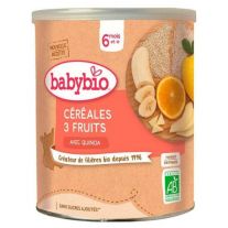 BABYBIO nemliečna rýžovoquinoová kaša s ovocím 220 g