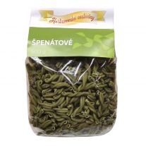 Hurbanovské cestoviny Špenátové Vrkoče 500 g  