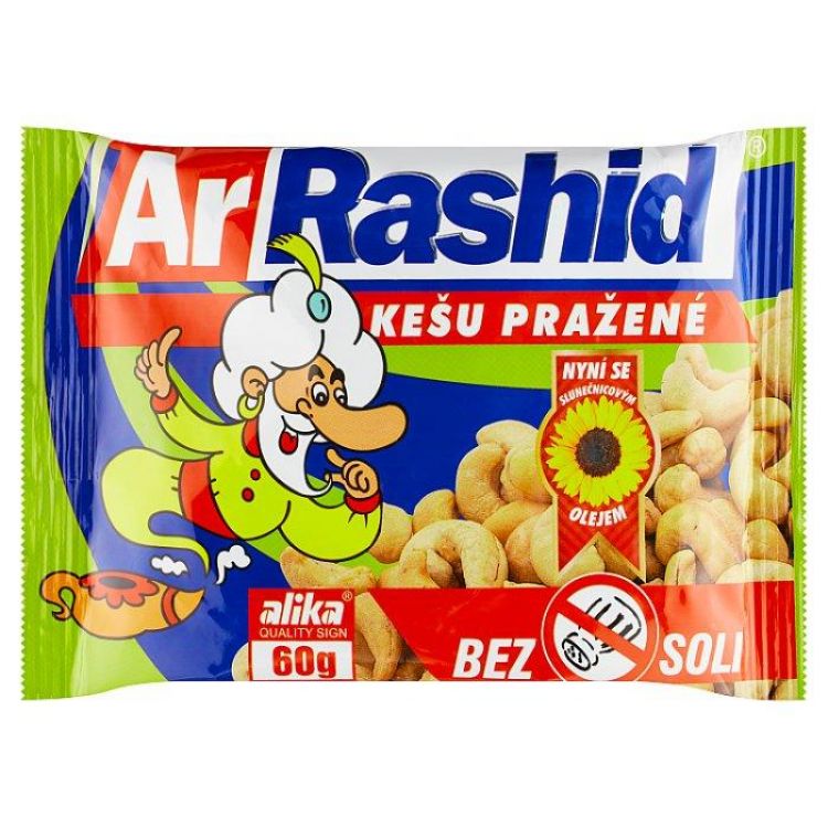 ArR kešu orechy pražené nesolené 60g
