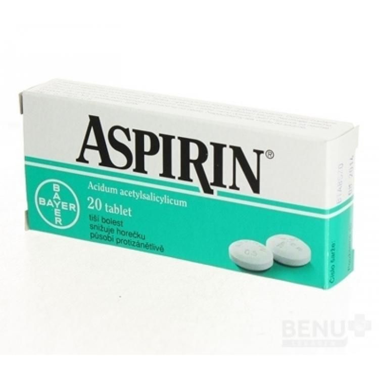 ASPIRIN 500 mg 20 tabliet