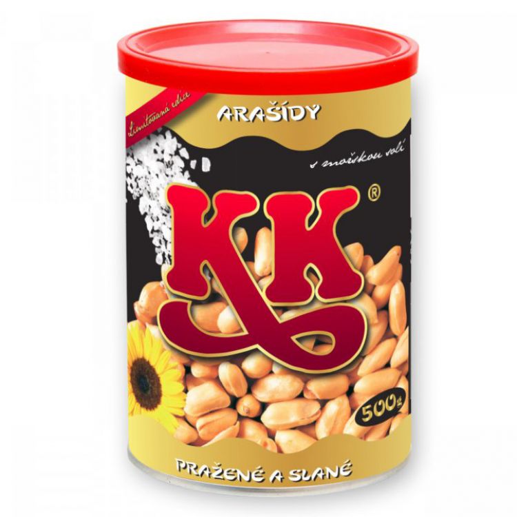 KK arašídy pražené solené 500g