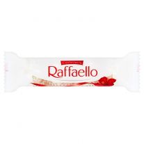 Raffaello Chrumkavá oblátka posypaná strúhaným kokosom, s celou mandľou vo vnútri 40 g