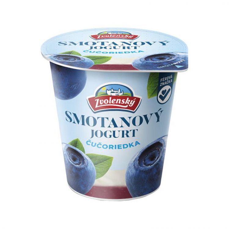 Zvolenský Smotanový jogurt čučoriedka 145 g