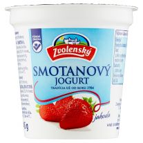 Zvolenský Smotanový jogurt jahoda 145 g