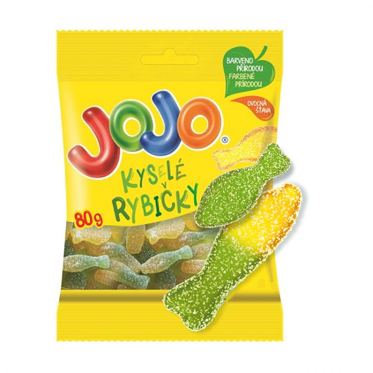 JOJO Kyslé rybičky 80 g