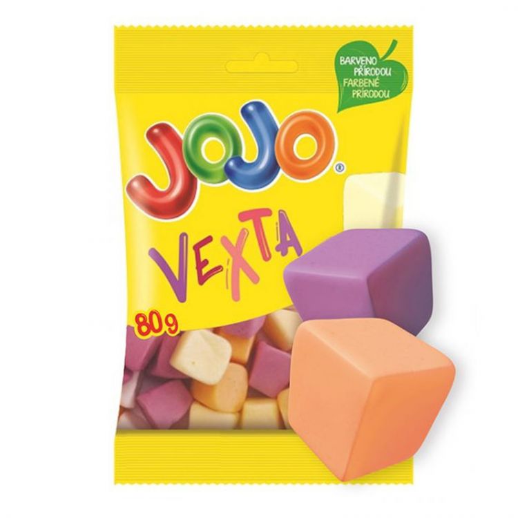 JOJO Vexta želé cukríky s ovocnými príchuťami 80 g
