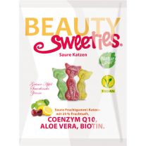 Beauty sweeties kysle ovocné želé mačky vegánske 125 g