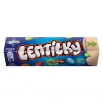 ORION LENTILKY Dražé z mliečnej čokolády 28 g