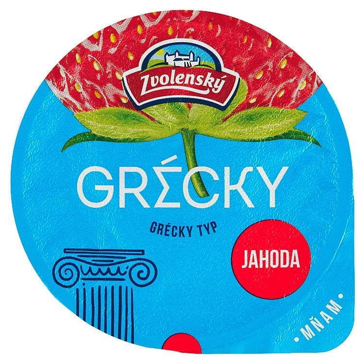 Zvolenský jogurt gréckeho typu jahoda 125g - eDELIA.sk