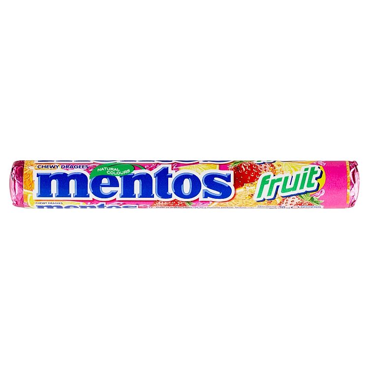 Mentos Žuvacie cukríky s ovocnou príchuťou 38 g - eDELIA.sk