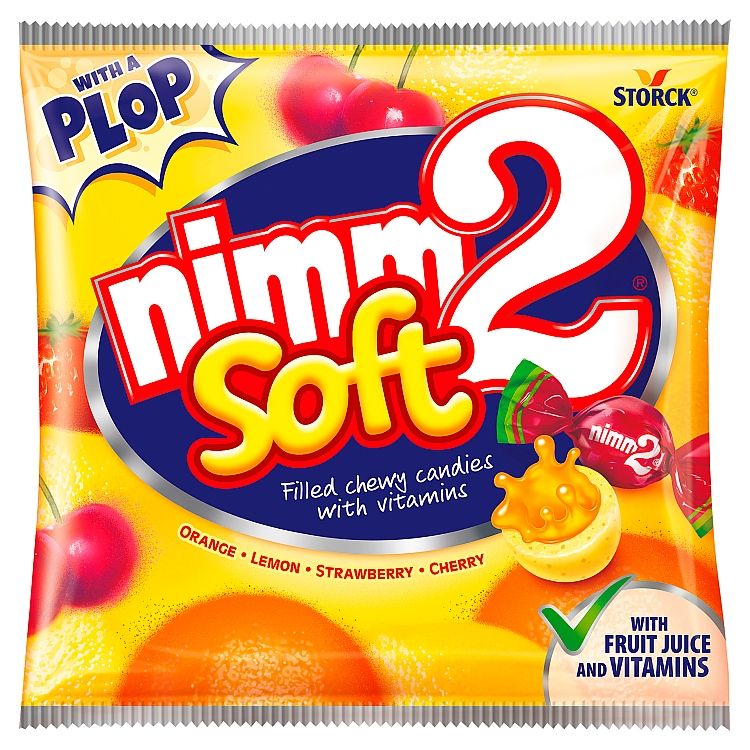 Storck Nimm2 Soft žuvacie cukríky s ovocnou náplňou a vitamínmi 90 g - eDELIA.sk