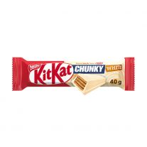 KITKAT CHUNKY čokoládová tyčinka s oplátkou v bielej čokoláde 40g
