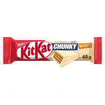 KITKAT CHUNKY čokoládová tyčinka s oplátkou v bielej čokoláde 40g