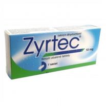 ZYRTEC 10 mg 7 tabliet