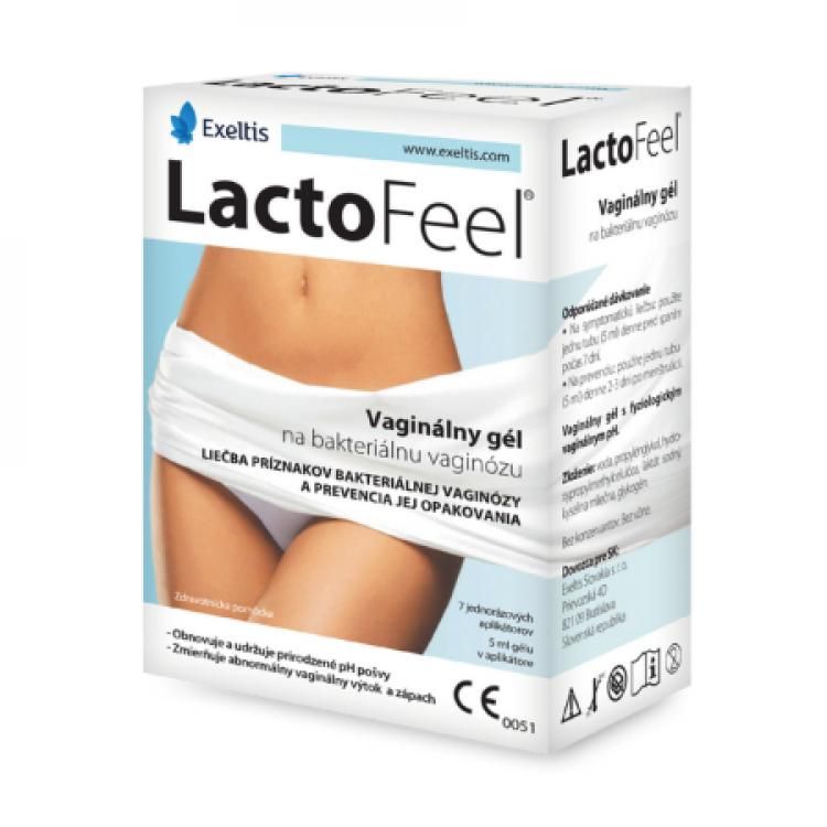 LACTOFEEL Vaginálny gél 7 x 5 ml