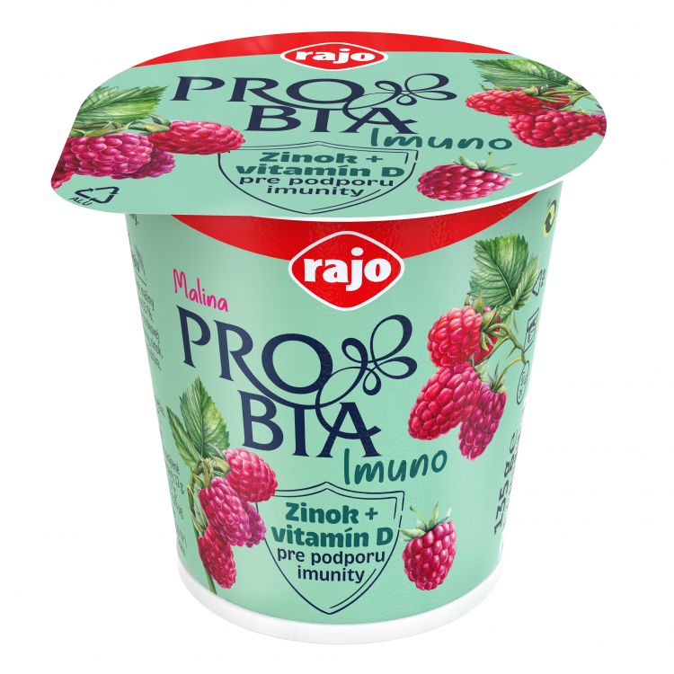 Rajo Probia Imuno jogurt Malina+Vitamin 135 g