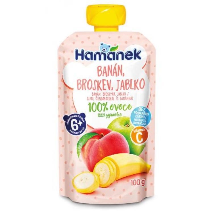 Hamánek Broskyňa Banán 100g