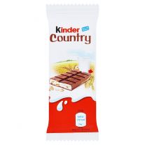 Kinder Country mliečna čokoláda s mliečnou náplňou a cereáliami 23,5 g