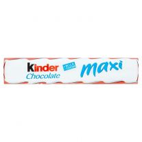 Kinder Chocolate maxi tyčinky z mliečnej čokolády s mliečnou náplňou 21 g
