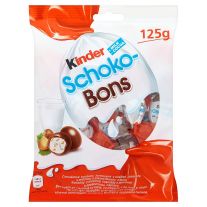 Kinder Schoko Bons bonbóny z mliečnej čokolády s mliečnou a lieskovcovou náplňou 125 g