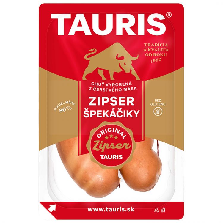 Tauris Zipser špekáčiky 360g