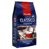 BOPoprad Classico Espresso káva - Zmes Robusty a Arabiky zrno 500 g