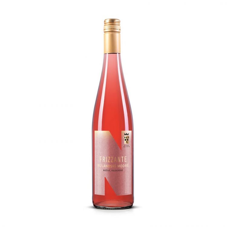 Víno Nitra Frizzante rosé, polosladké