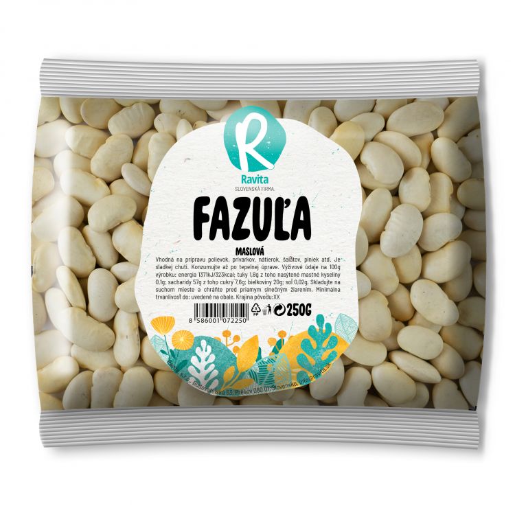 Ravita strukoviny fazuľa Maslová 250 g
