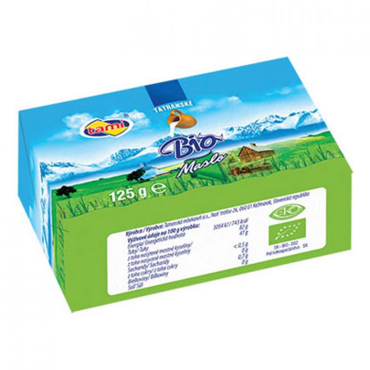 Tami Tatranské BIO Maslo 125 g